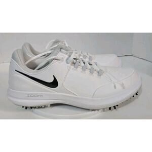 Nike Air Zoom Accurate Golf Shoes Cleats - White/Black - 909723-100 - Size: 9